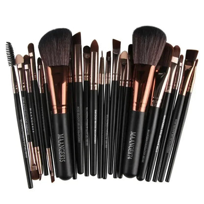 Professional Makeup Brush Set for Eyeshadow, Eyeliner & Cosmetics Makeup Kit for Precise Application