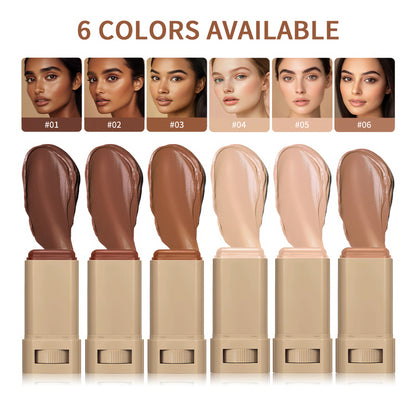 Foundation Stick Serum Boosted, Skin Tint Balm, Silky Texture, Moisturizing Coverage, Plumper, Natural Even Skin Tone