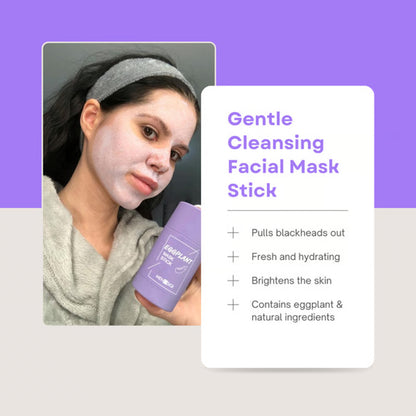 Revolutionary Cleansing Stick Facial Mask for Enhanced Moisturizing & Oil Control for Women Men All Skin Types