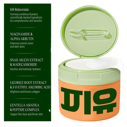 Revitalizing Anti-Aging Toner Pads with Snail Mucin & Niacinamide for Dark Spots & Wrinkle Minimizing