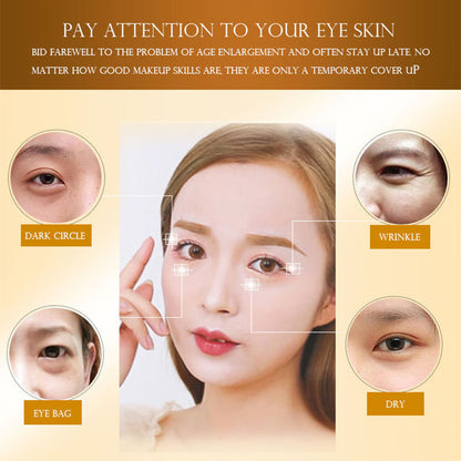 Gold Infused Hydrating Collagen Eye Patches Anti Aging Dark Circle & Puffiness Gold Eye Mask