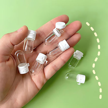 Leak-Proof Travel Bottles for Makeup Remover & Lotion - Portable Flip-Top Dispenser Set