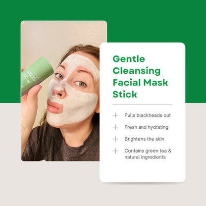 Revolutionary Cleansing Stick Facial Mask for Enhanced Moisturizing & Oil Control for Women Men All Skin Types