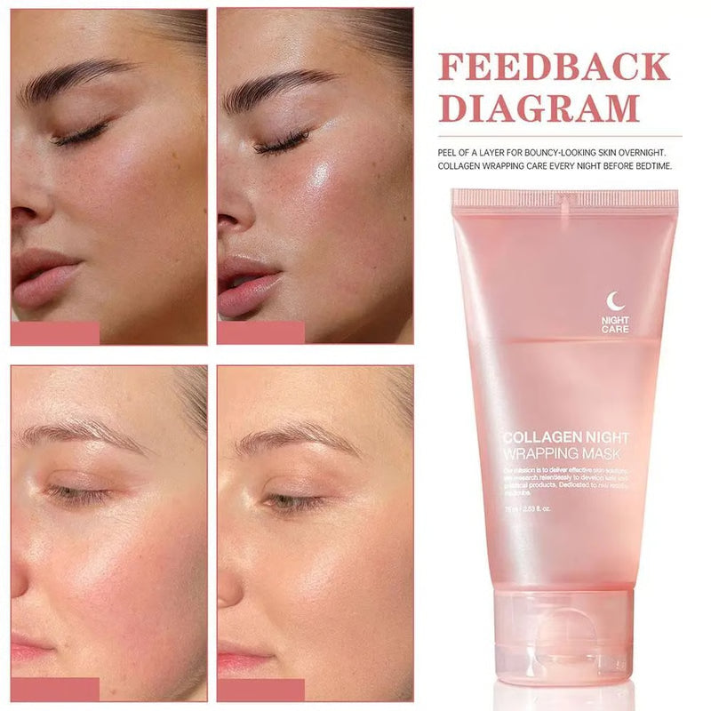 Hydrating Firming Mask, Overnight Collagen Treatment to Reduce Sagging & Dullness
