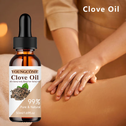 Clove Essential Oil, Moisturizing Repair for Face, Anti Aging, Helps Keep Skin Hydrated, Improves Skin Elasticity