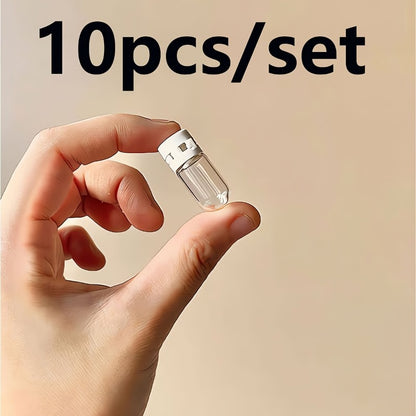 Leak-Proof Travel Bottles for Makeup Remover & Lotion - Portable Flip-Top Dispenser Set