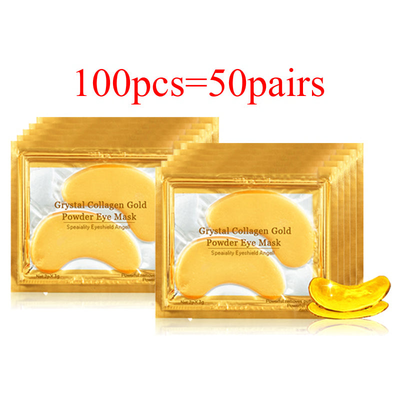 Gold Infused Hydrating Collagen Eye Patches Anti Aging Dark Circle & Puffiness Gold Eye Mask
