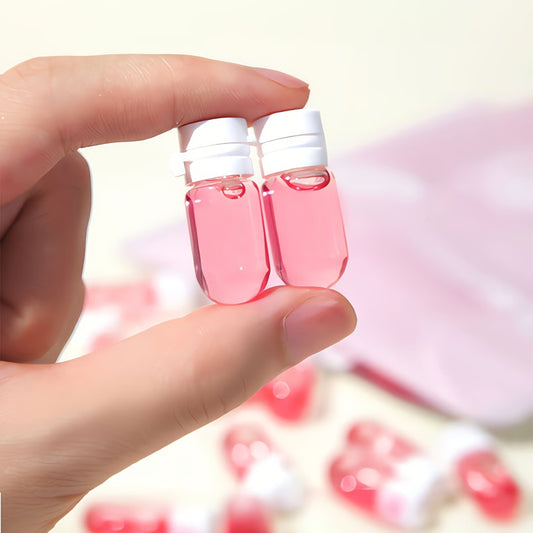 Leak-Proof Travel Bottles for Makeup Remover & Lotion - Portable Flip-Top Dispenser Set