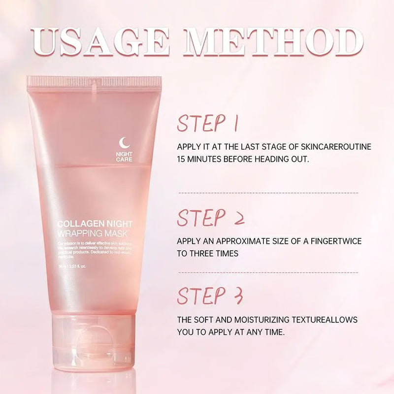 Hydrating Firming Mask, Overnight Collagen Treatment to Reduce Sagging & Dullness