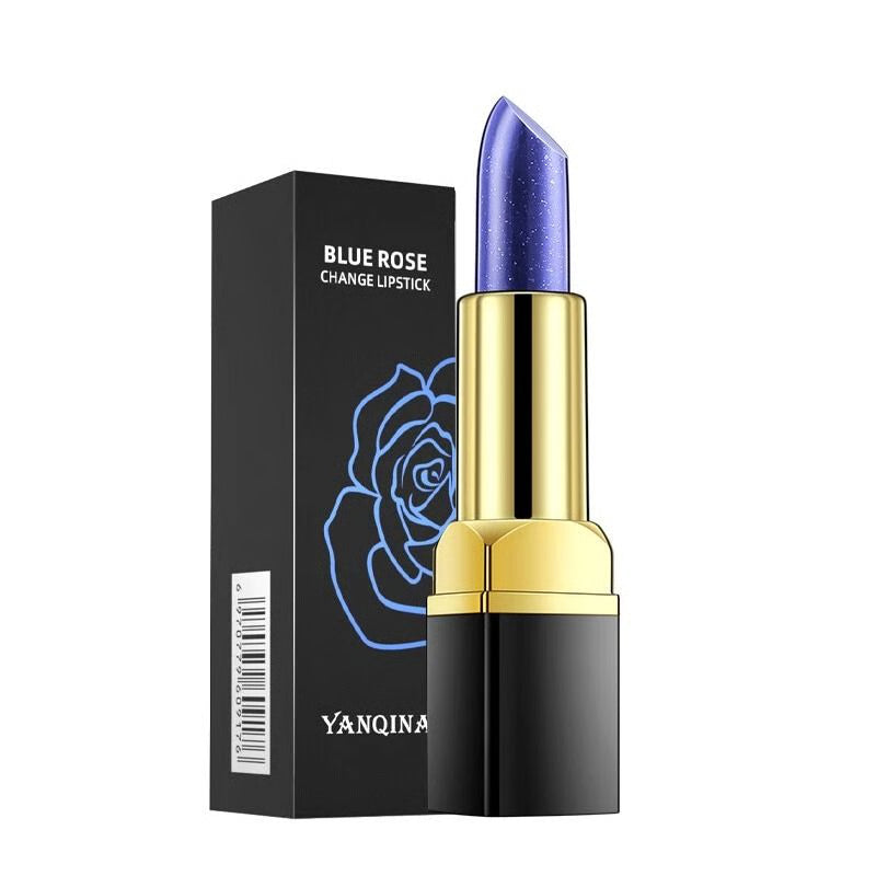 Magical Discoloration Blue-Rose Temperature Changing Lipstick – Color-Shifting, Moisturizing & Long Lasting
